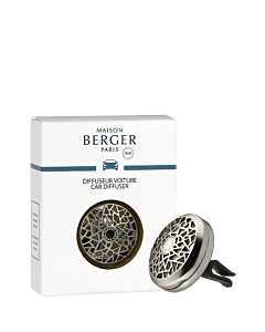 Maison Berger Graphic Car Clip Diffuser Nickel Mat